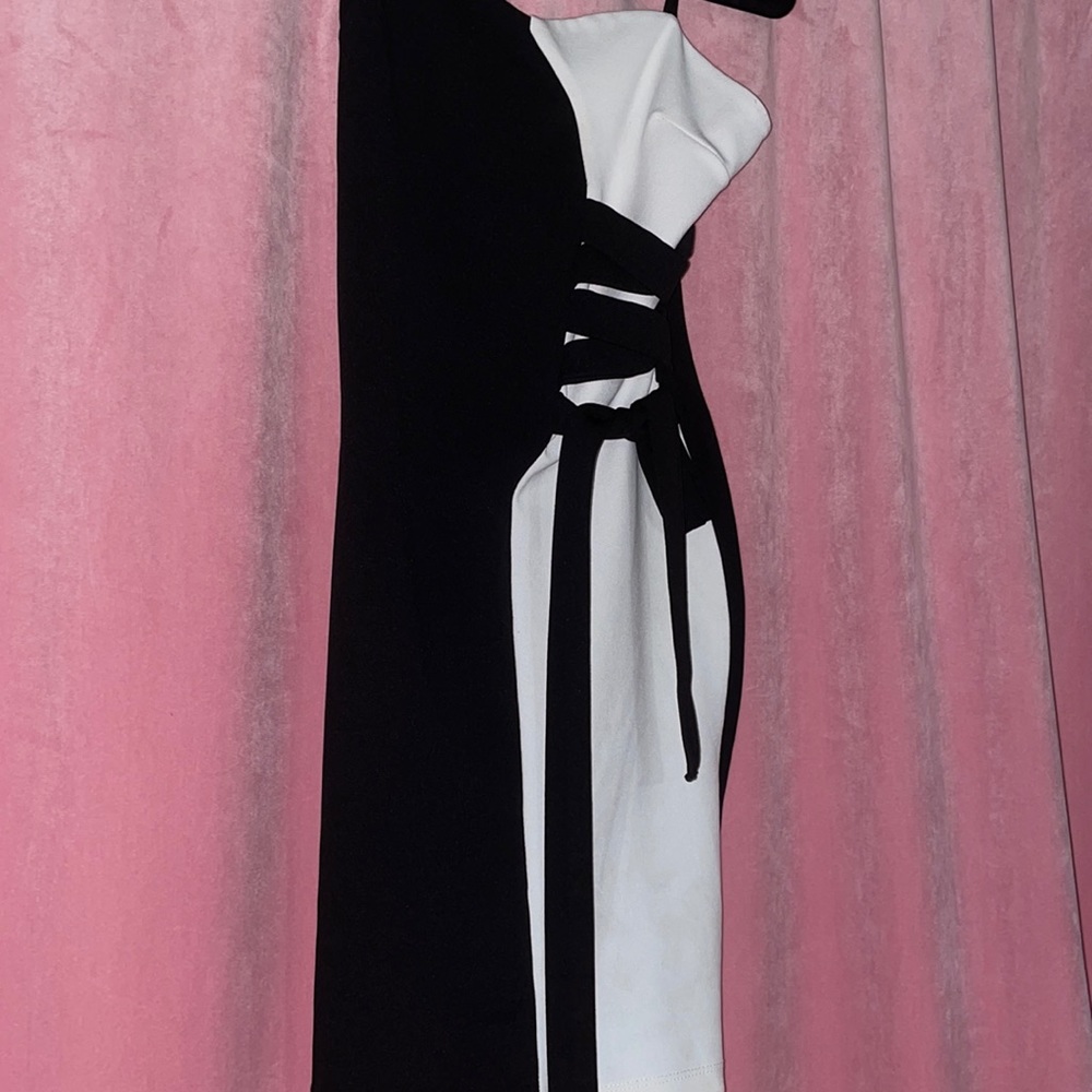 Black & White Fashion Nova Dress